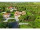 Expansive property featuring lush landscaping, circular driveway, and bonus building on a verdant lot at 5694 Hale Rd, Venice, FL 34293