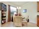 Cozy breakfast nook with seating for four, bathed in natural light from the nearby window at 13238 Famiglia Dr, Venice, FL 34293
