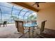 Outdoor patio seating area at 13238 Famiglia Dr, Venice, FL 34293