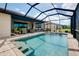 Stunning screened-in pool with plenty of space for entertaining or relaxing at 13730 Vancanza, Venice, FL 34293