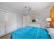 Charming bedroom with plenty of storage and neutral wall colors for easy personalization at 225 Randolph Rd, Venice, FL 34293
