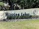 Mission Lakes Community Sign at 345 Three Lakes Ln # L, Venice, FL 34285