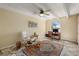 Bright office with stone floors, desk and chair at 424 Shade Ter, Venice, FL 34293