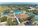 Birds eye view showcasing the amazing community amenities including the pool and tennis courts at 630 Bird Bay E Dr # 208, Venice, FL 34285