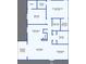 Detailed floor plan showcasing the layout of the home including bedrooms, bathrooms, living spaces, and balcony at 630 Bird Bay E Dr # 208, Venice, FL 34285