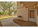 Charming entryway with river rock, greenery and water view at 1051 Forrest Nelson Blvd # A-103, Port Charlotte, FL 33952