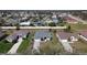 Aerial view of a residential neighborhood with well-maintained homes and lush landscaping at 2115 Pan American Blvd, North Port, FL 34287