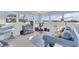 Bright sunroom featuring a comfortable seating area with lots of natural light at 2371 Scenic Dr, Venice, FL 34293