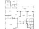 Detailed floor plan showcasing the layout of the house including the bedrooms, kitchen, and living areas at 255 San Cristobal Ave, Punta Gorda, FL 33983