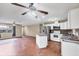 Bright eat-in kitchen area with stainless steel appliances and tile backsplash at 3716 Dunbar Rd, Venice, FL 34293