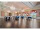 Spacious ballroom with wood floors, chandeliers and elegant decor for special events at 385 N Point Rd # 404, Osprey, FL 34229