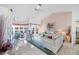 Bright living room with views of lanai at 5051 Greenway Dr, North Port, FL 34287