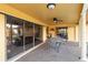 Outdoor patio with plenty of room for seating, perfect for entertaining and relaxing at 6427 Canary St, Sarasota, FL 34241
