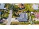 A peaceful neighborhood seen from above with well-kept lawns and mature trees, offering privacy and beauty at 648 Cypress Rd, Venice, FL 34293