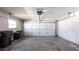 This spacious garage features a large door and plenty of room for storage at 781 Missouri Rd, Venice, FL 34293