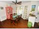 Dining room featuring a glass table with wood chairs and tile floors at 9 Windsor Dr, Englewood, FL 34223