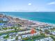 Scenic aerial view of waterfront condo complex with direct access to beach and canals at 902 Gibbs Rd # 181, Venice, FL 34285
