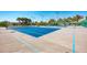 Enjoy a game of tennis on the community's pristine blue tennis courts surrounded by mature landscaping at 1018 Yosemite Dr, Englewood, FL 34223