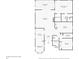Detailed floor plan showcasing the layout of the home, including bedrooms, bathrooms, and living areas at 161 Valencia Lakes Dr, Venice, FL 34292
