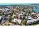 An aerial view showcasing the condominium property with convenient parking in a central location at 232 Saint Augustine Ave # 207, Venice, FL 34285