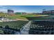 Viera's beautiful baseball field with stadium seating, open green field, and jumbo television screen at 23415 Waverly Cir, Venice, FL 34293
