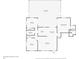 The home's floor plan showing the layout of the bedrooms, bathrooms, living spaces, and lanai/pool at 2783 Biscayne Dr, North Port, FL 34287