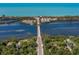 Scenic aerial view of the bridge to Manasota Key with beautiful water views at 29692 Niagara Ct, Englewood, FL 34223