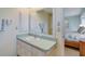 Clean bathroom featuring a vanity with a sink and storage cabinets at 5875 Jackson, Venice, FL 34293