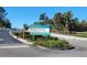 Sign for the beautiful Shamrock Park and Nature Center in Venice, Florida, with lush landscaping at 605 Cumberland Rd, Venice, FL 34293