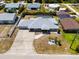 An inviting single-story home with a well-manicured lawn, spacious driveway and lush landscaping for curb appeal at 771 Stewart St, Englewood, FL 34223