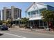 Nice street view of colorful buildings with shops and restaurants for residents and vacationers at 8647 Stargazer St, Sarasota, FL 34238