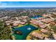 Stunning aerial perspective of the community, showing its proximity to lakes and lush greenery at 1022 Yosemite Dr, Englewood, FL 34223