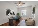 Well-lit office space featuring sleek furniture, modern art, and a calming atmosphere for productivity at 11415 Fort Lauderdale Pl, Venice, FL 34293