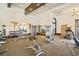 Spacious gym with free weights, weight machines, and mirrors at 13325 Caravaggio Ct, Venice, FL 34293