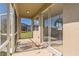 View of the screened-in lanai and a view of the neighborhood at 17370 Cape Horn Blvd, Punta Gorda, FL 33955
