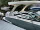 Luxury boat showcasing its sleek design, comfortable seating, and high-end features at 1837 Upper Cove Ter, Sarasota, FL 34231