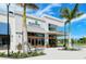 Attractive commercial building featuring Breakwater Home + Fashions and Foxtail Coffee Co., with ample storefront windows at 19651 Quisto St, Venice, FL 34293