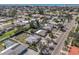 Aerial view of property highlighting the lot size, surrounding neighborhood, and proximity to amenities at 229 San Marco Dr, Venice, FL 34285