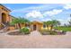 Charming home with a brick walkway, well-maintained landscaping, and a welcoming entrance at 471 Bayshore Rd, Nokomis, FL 34275