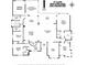 Detailed second floor plan showcasing a Primary bedroom, gourmet kitchen, library, and lanai at 471 Bayshore Rd, Nokomis, FL 34275