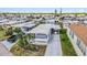 Aerial view of a well-maintained mobile home community with neatly arranged homes at 508 Blackburn Blvd, North Port, FL 34287