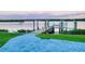Waterfront home featuring a private dock with boat lift and stunning water views at 9061 Kellogg Ln, Venice, FL 34293