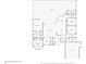 Detailed floor plan of the home with dimensions, showcasing the layout of bedrooms, bathrooms, kitchen, and living spaces at 9407 Prospect Ave, Englewood, FL 34224