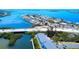 Aerial view of the property showing waterway access and nearby community at 1401 S Mccall Rd # 106, Englewood, FL 34223
