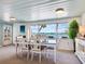 Dining room with view overlooking the water at 1604 Casey Key Rd, Nokomis, FL 34275