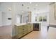 Modern kitchen featuring stylish cabinets and open floorplan at 312 Londonderry Dr, Sarasota, FL 34240