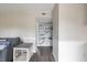 Hallway with modern decor and an inviting 