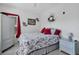 Inviting bedroom featuring a queen-size bed, ample lighting, and a neutral color scheme at 4802 51St W St # 1816, Bradenton, FL 34210