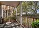 Relaxing screened porch with views of lush landscaping, offering privacy and shade at 4802 51St W St # 1816, Bradenton, FL 34210