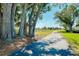Picturesque walking path lined with mature trees and lush greenery, offering tranquil views of the surrounding nature at 562 Silk Oak Dr, Venice, FL 34293